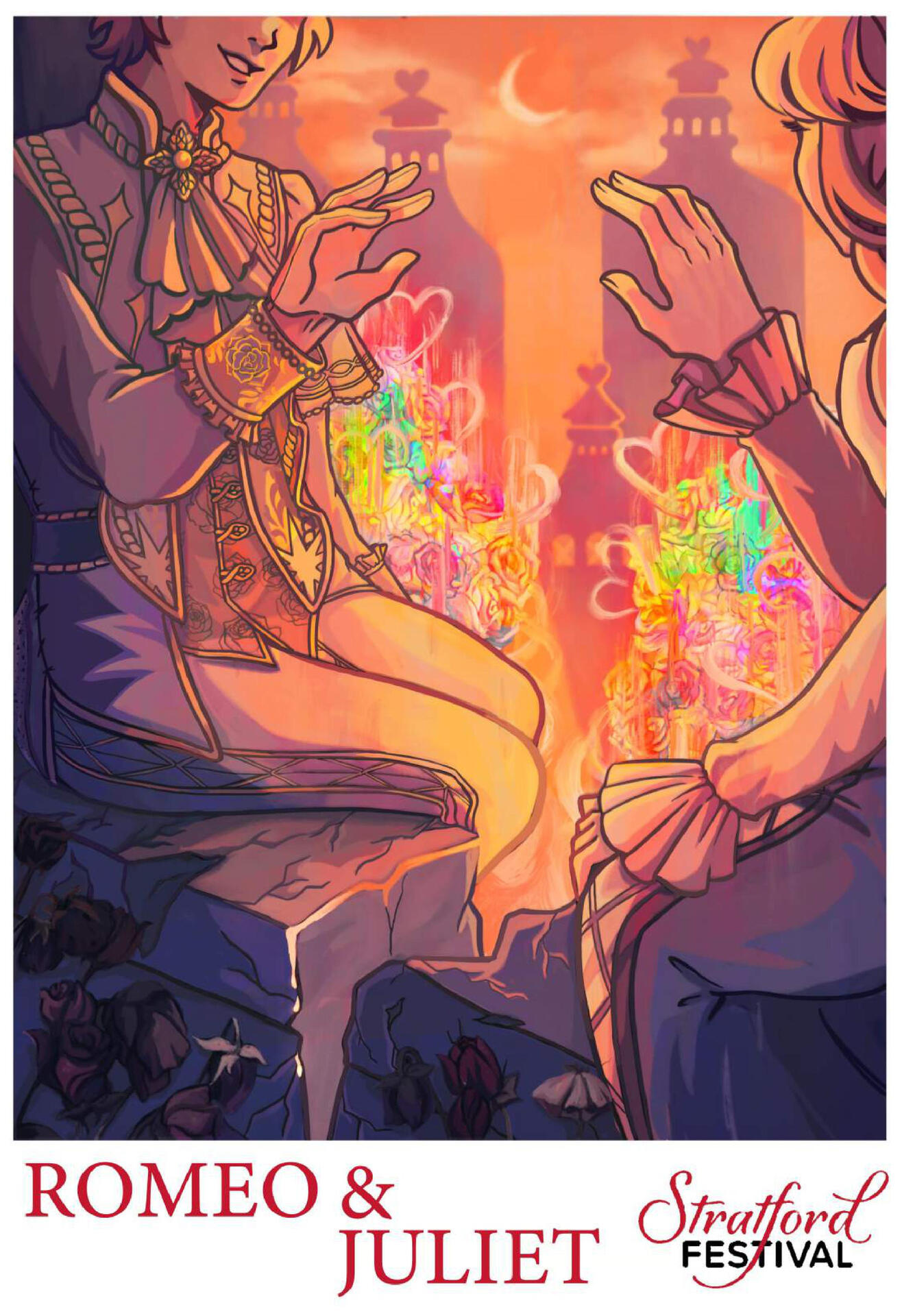 Poster for the infamous Shakespeare Play “Romeo and Juliet”